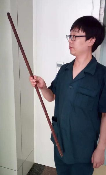 驚險！濱州一小伙嘴里插進1.5米鋼筋 濱醫(yī)附院多科室聯(lián)合手術3小時取出