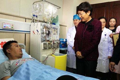 山東造血干細胞捐獻突破500例 副省長王隨蓮