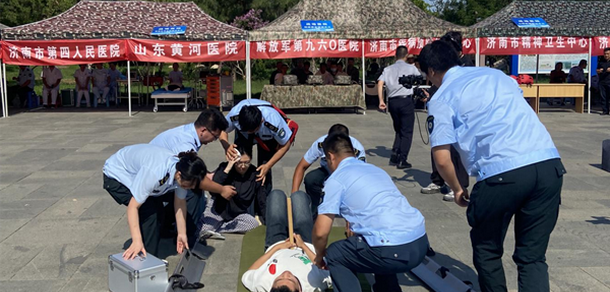 2025年濟南衛(wèi)生健康系統(tǒng)衛(wèi)生應急防汛演練暨國防動員衛(wèi)生應急隊伍拉動活動舉行