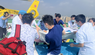 青島市急救中心航空醫(yī)療救援架起長島至青島空中橋梁